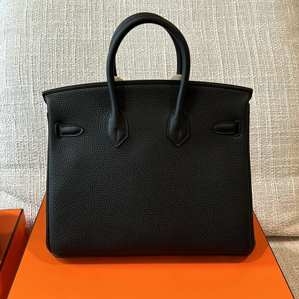 Brand new hermes Birkin 25 black gold hardware 2024 - Picture 2 of 10